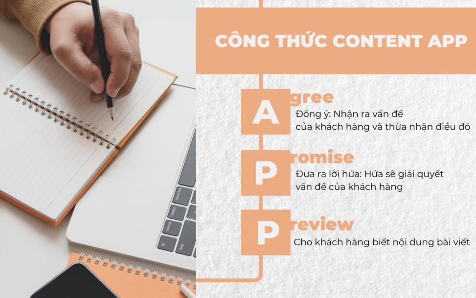 Công thức viết nội dung hay APP (Agree – Promise – Preview)