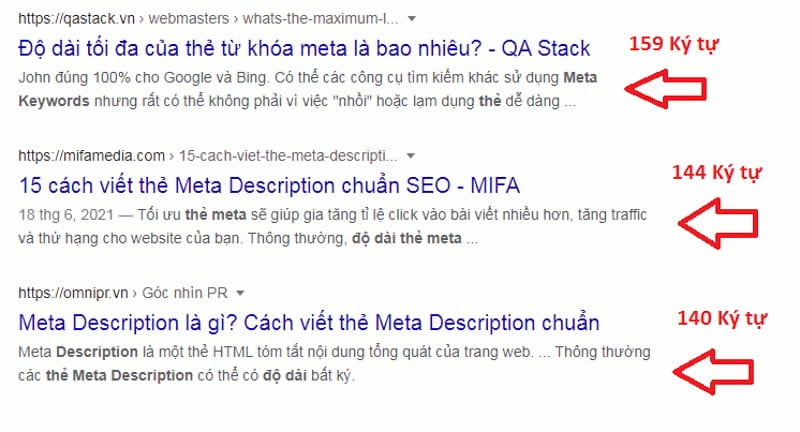 Bài viết content chuẩn SEO cần có thẻ Meta Description