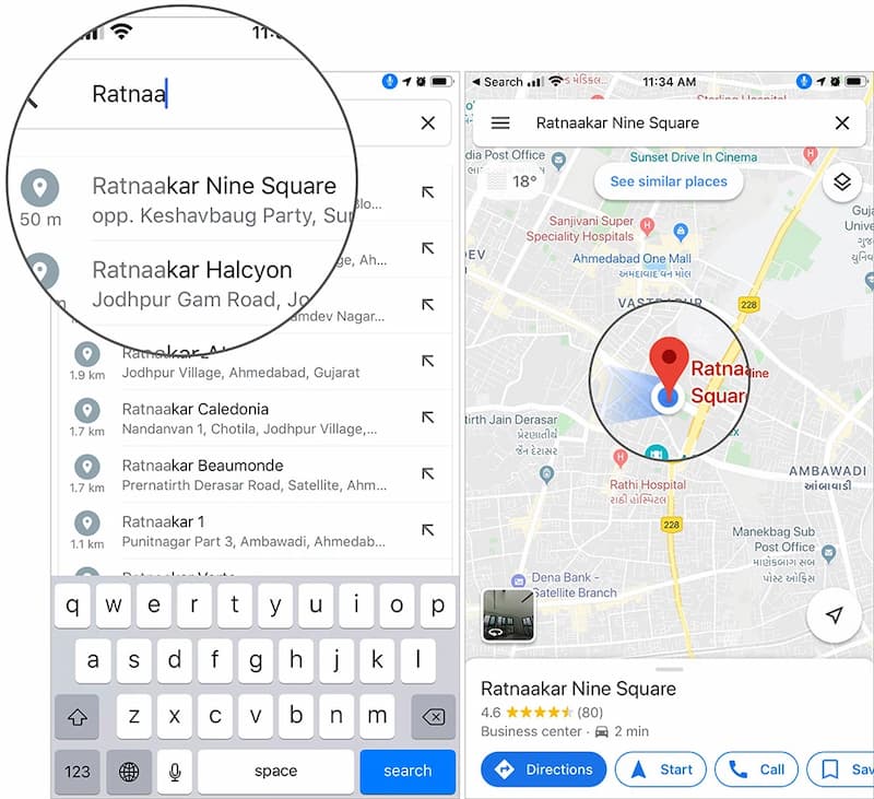 Cách ghim vị trí trên Google Map trên điện thoại