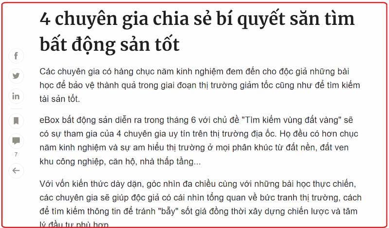 Headline là gì? Headline dạng tin tức