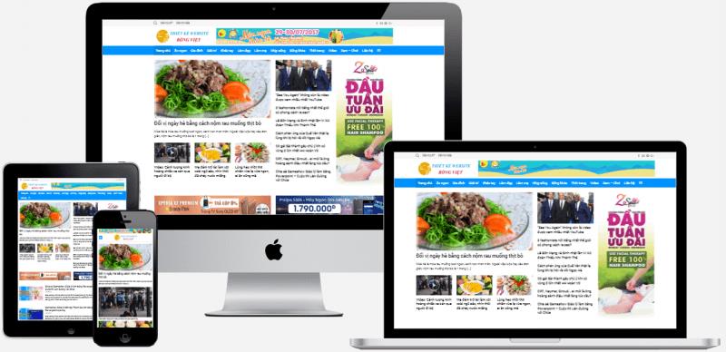 Thiết kế website tin tức