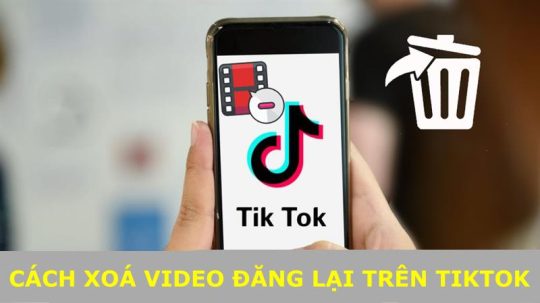 Cách xóa video đăng lại trên tiktok