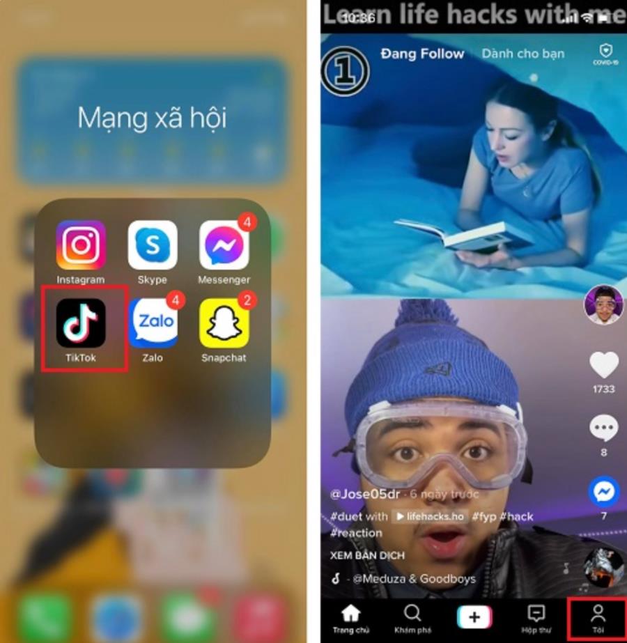 Cách xóa video đăng lại trên tiktok