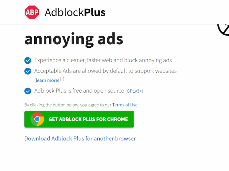 Chặn quảng cáo bằng AdBlock Plus trên máy tính