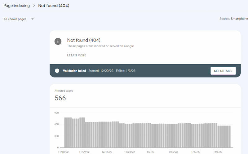 Kiểm tra và fix 404 not found bằng Google Search Console