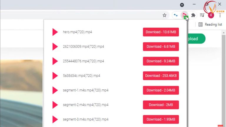 Cách download video from a web page bằng extension chrome