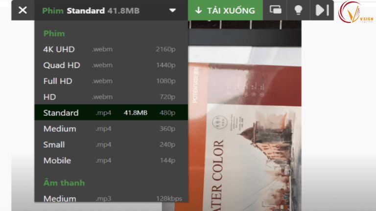 Tải video từ web về máy tính bằng trình duyệt Cốc Cốc