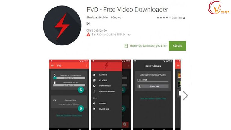 FVD – Free Video Downloader hỗ trợ tải video trên web nhanh chóng