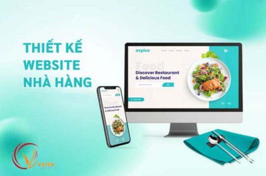 thiết kế website nhà hàng