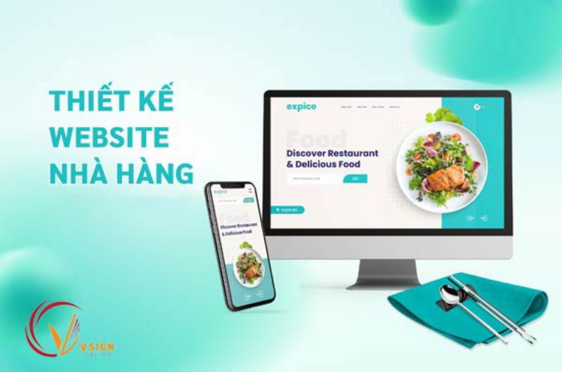 thiết kế website nhà hàng