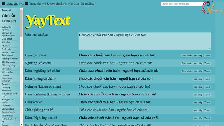 Vết chữ in đậm trên facebook không bị lỗi bằng yaytext