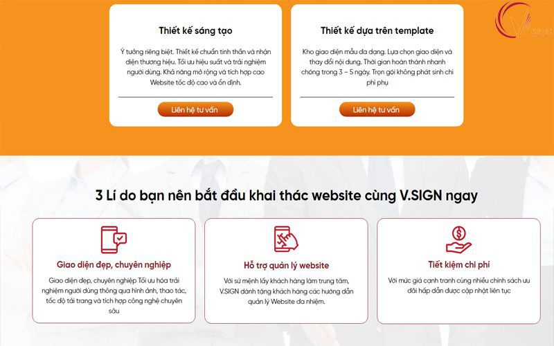 Thiết kế website du lịch tại Vsign