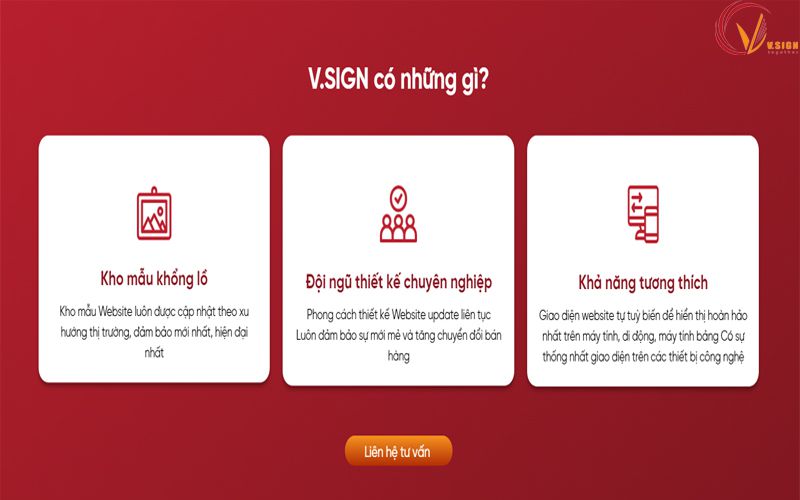 Dịch vụ thiết kế website khách sạn Vsign