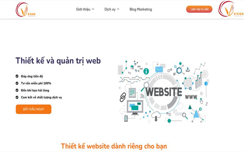 Thiết kế website theo yêu cầu