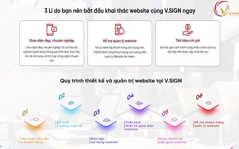 Dịch vụ thiết kế website bán vé máy bay Vsign