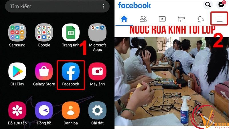 tắt trên app facebook